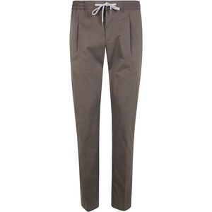 Pt01 Men Soft Popeline Regular Trousers